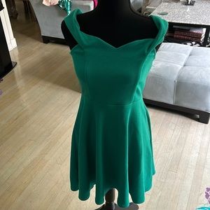 Design lab green Dress off the shoulder size M